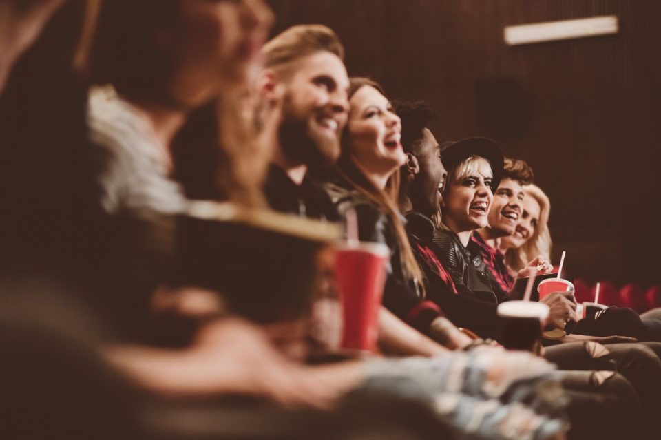 Group of people in the cinema